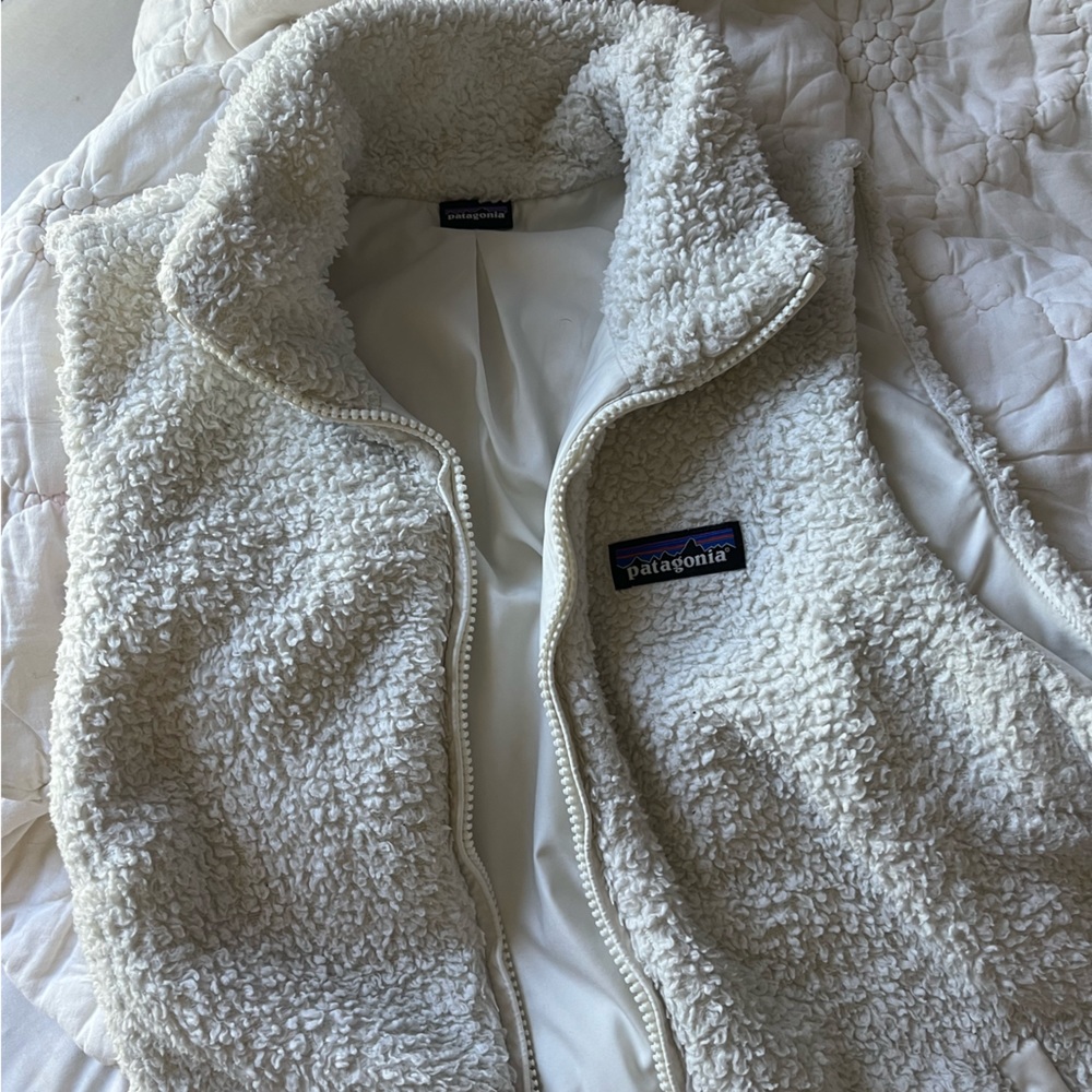 Patagonia Women's Los Gatos Polyester Fleece Birch White Size Small